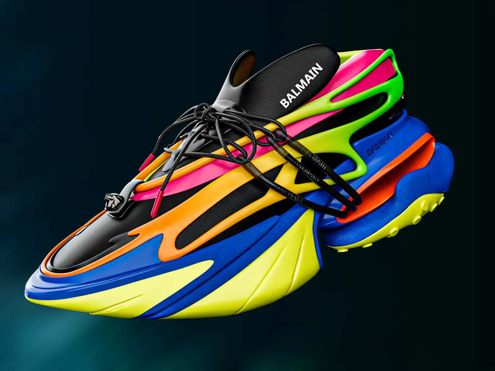 Balmain Unicorn Shoe 3D Model